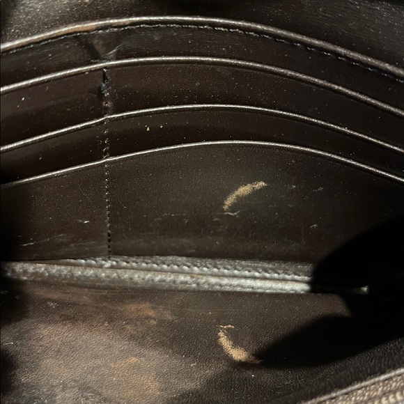 Burberry Beige  Check Continental  Coated Canvas Wallet / Chocolate Brown Trim - Picture 14 of 14